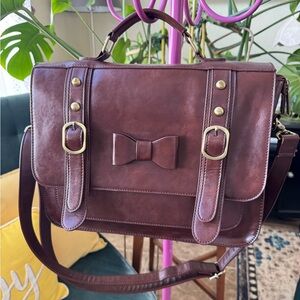 Ecosusi Satchel with Bow Accent